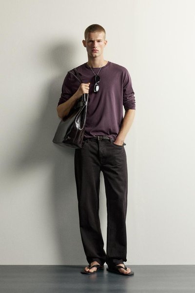 ZARA T-SHIRT COTON BASIQUE